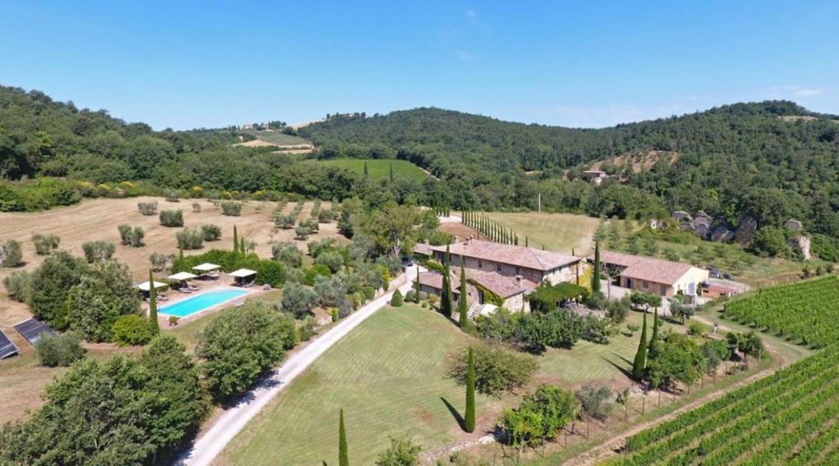 Abbadia Wine Relais Bed & Breakfast Montefollonico Luaran gambar